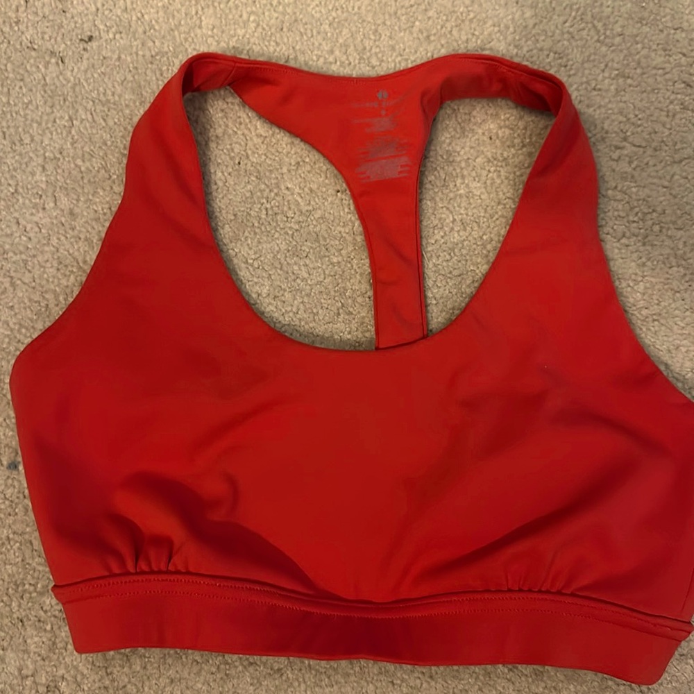 Orange Sports Bra - like new
